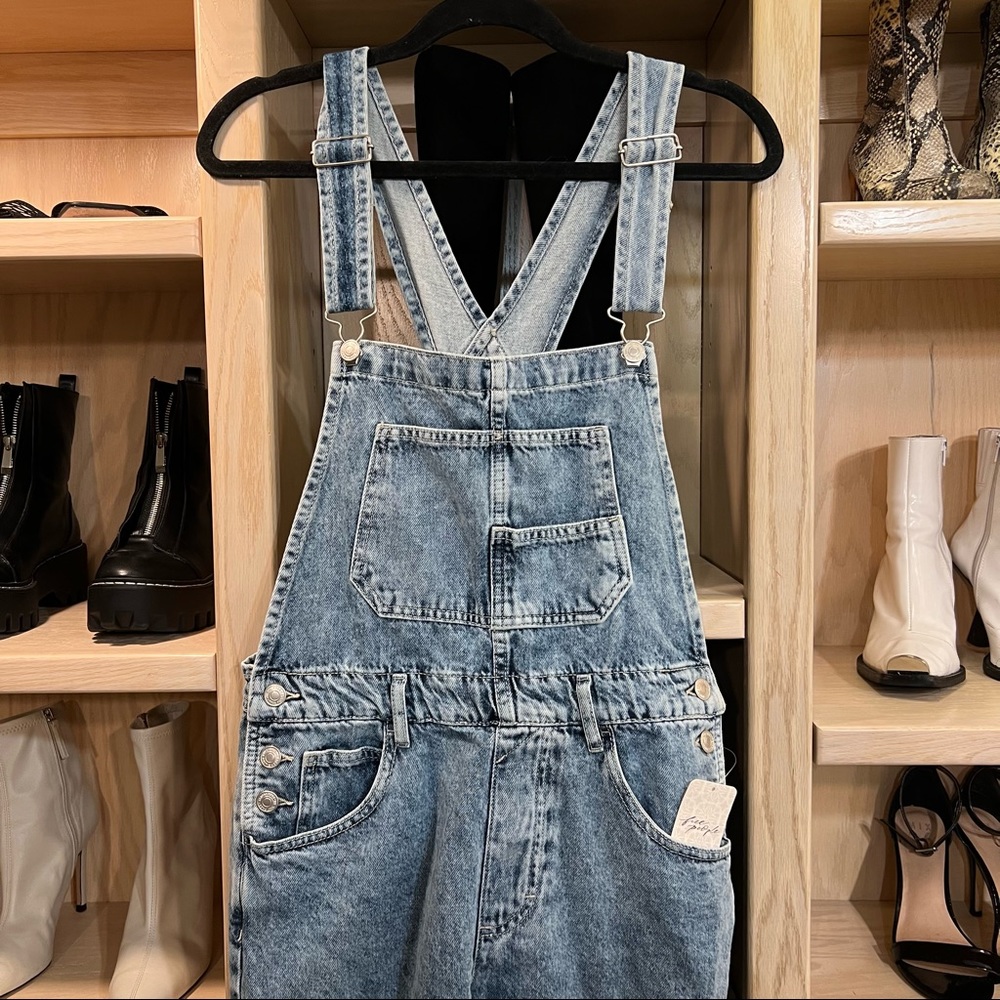 Free People Zigggy denim overalls